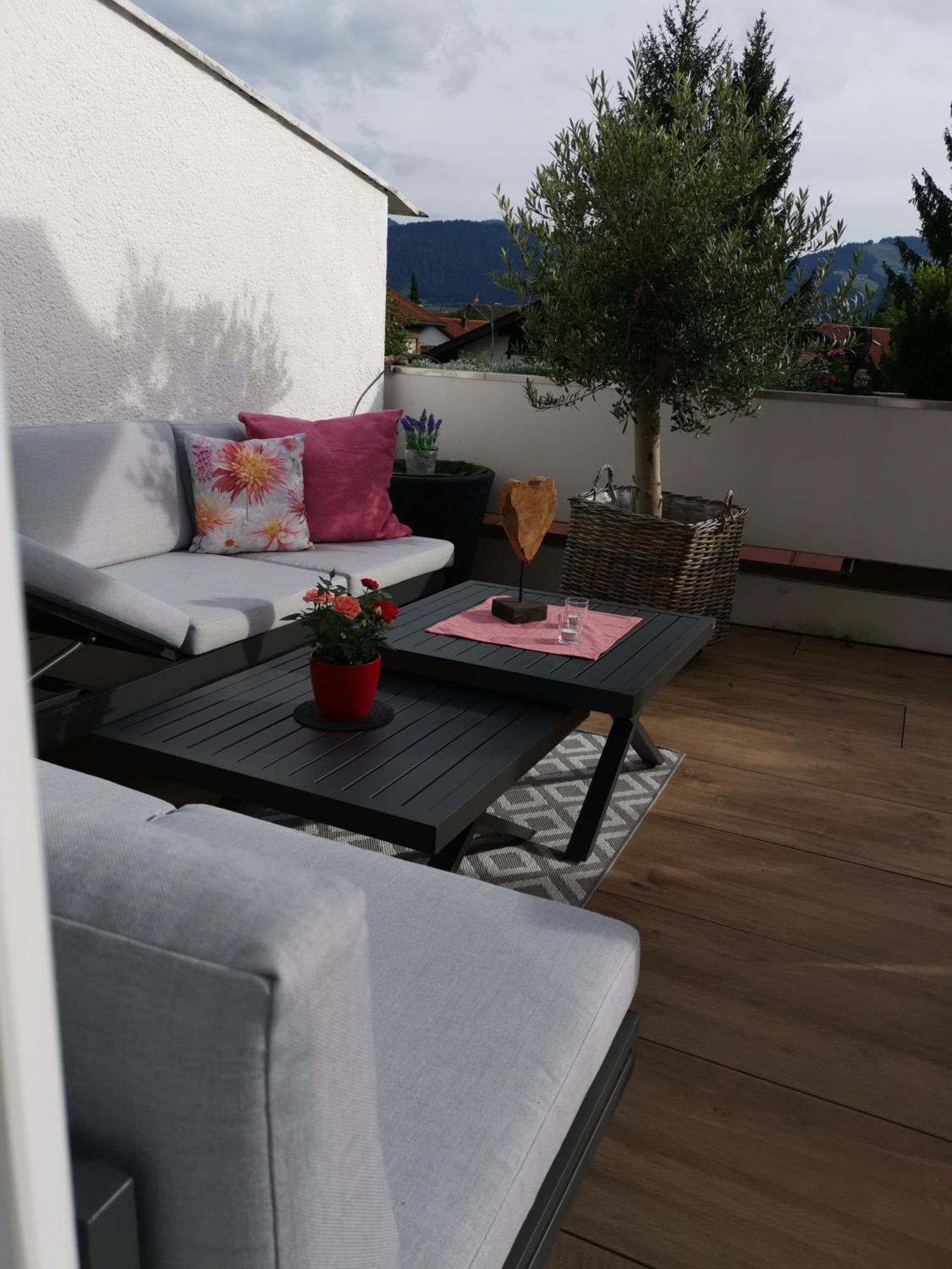 Апартаменти Almi - Alpenglueck Traumhafte Whg.M.20Qm Dachterr. Оберштауфен Екстер'єр фото